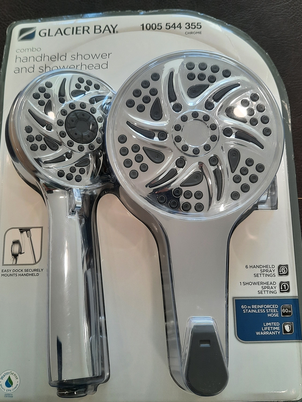 Chrome Handheld Showerhead Combo - Chrome